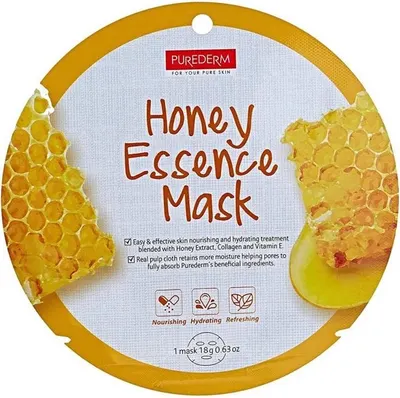 Purederm Masca pentru față Honey Collagen, 18 ml