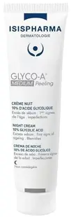 Isis Pharma Cremă de noapte cu 10% acid glicolic Glyco-A, 30 ml
