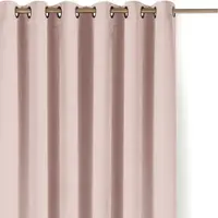 Draperie roz-deschis dimout (semi-opacă) din catifea 200x300 cm Velto – Filumi