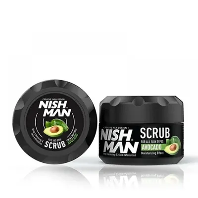 Scrub facial AVOCADO - NISH MAN - 300 ml