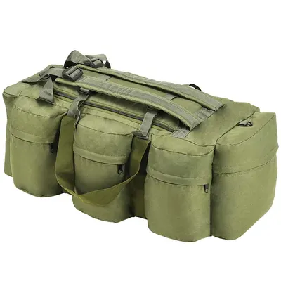 vidaXL Geantă 3-în-1 în stil militar, 45 L, verde măsliniu