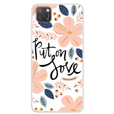 Husa Compatibila cu Huawei Y5P model Put on Love, Silicon, TPU Multicolor Engros