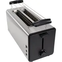 Prajitor de Paine, Inox, 1300 W, 4 Felii, Long Slot, Functie Dezghetare