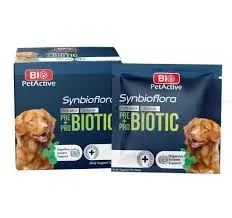 Bio PetActive Synbioflora Sachet PreProbiotics pentru Caini 30 Gr