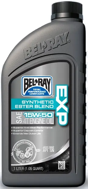 Ulei de motor Bel-Ray EXP SYNTHETIC ESTER BLEND 4T 15W-50 1 l 1L