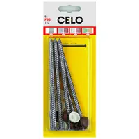 CELO Blister Window frame surub FBS 7,5-132 cap inecat (Ø11 mm, TX30), zincat