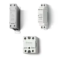 Releu electronic modular (SSR) - 24 V, 48...600 V AC, 25 A la ieșire, La trecerea prin zero, 1 ND, montare direct pe panou sau pe radiator, C.C., “Relay style” (input and output on opposite sides)