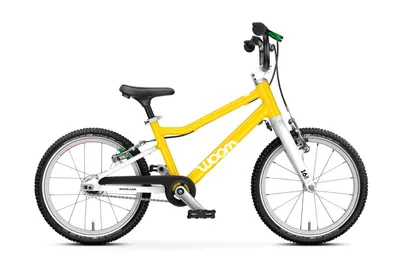 Bicicleta copii Woom 3 Automagic Go cu roti 16" galben Vibrant Yellow