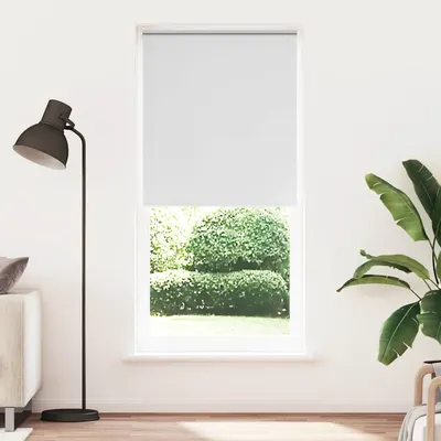 vidaXL Jaluzea opacă 124,4x230 cm, lățime material 120 cm, alb
