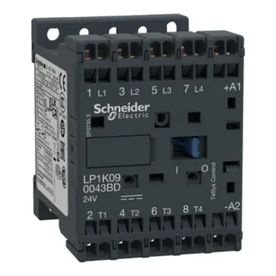 Contactor Tesys K - 4P (4 Nu) - Ac-1 = 440 V 20 A - 24 V C.C Bobina