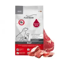 Hrana uscata pentru caini Platinum Adult cu vita 1,5 kg