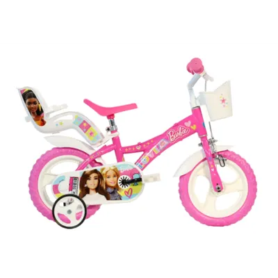 Bicicleta copii 3-5 ani, 12 inch, Barbie, DB612GL02BA