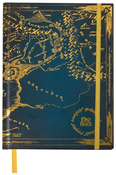 Caiet CineReplicas Movies: The Lord of the Rings - Middle Earth Map