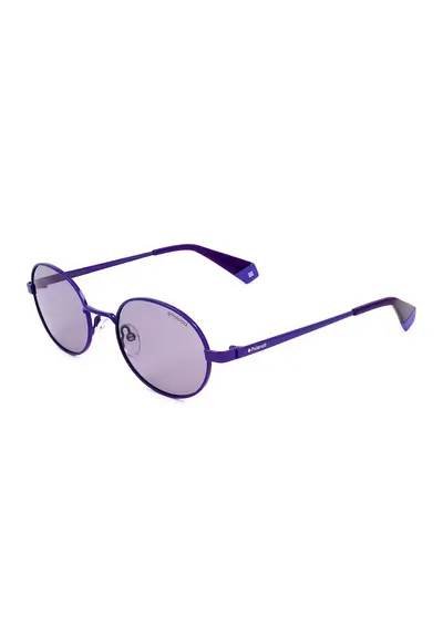 Ochelari de soare rotunzi unisex polarizati - Albastru indigo