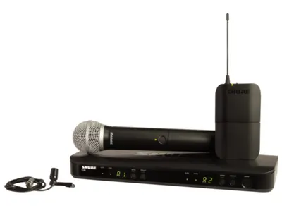 Microfon wireless Shure - BLX1288E/CVL-K3E CVL PG58, negru