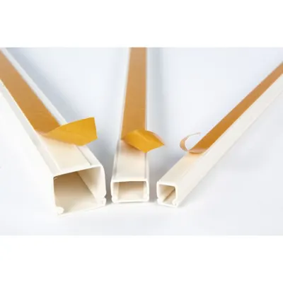 Canal cablu PVC cu banda adeziva, 20x10 mm (Pret pe metru liniar)