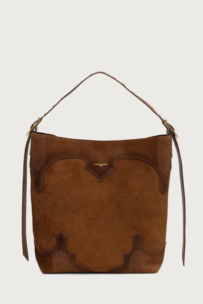 Zadig&Voltaire geantă shopper pentru femei din piele întoarsă JANE