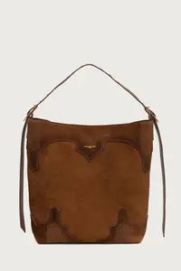 Zadig&Voltaire geantă shopper pentru femei din piele întoarsă JANE