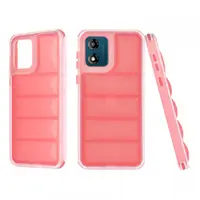 Husa pentru Motorola Moto E13, Techsuit, Wave Shield, Rosie