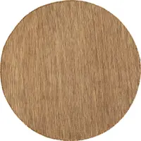 Covor pentru exterior și interior maro rotund ø 160 cm Mira 1450 – Ayyildiz Carpets