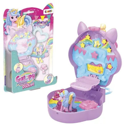 Cutie surpriză Craze Galupy - Rainbow Unicorn, figurină cu accesorii, sortiment
