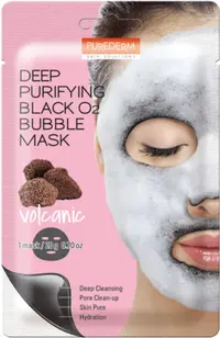Purederm Masca pentru față Deep Purifying Black O2 Bubble Volcanic, 20 g