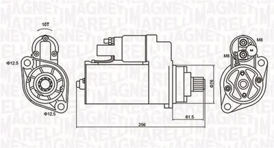 Electromotor (12v, 2,2kw) Vw Multivan V, Transporter Iv, Transporter V 2.5 2.5d Intre 1990-2009