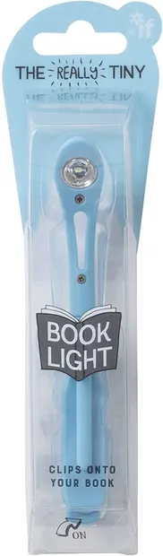 Lampa de citit pentru carte - albastru deschis