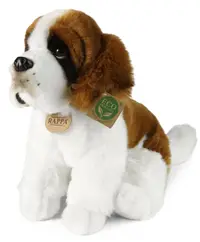 Jucărie de pluș Rappa Eco prieteni - Câine Saint Bernard, 30 cm