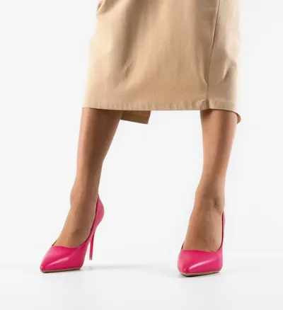 Pantofi cu toc Oknam Fuchsia