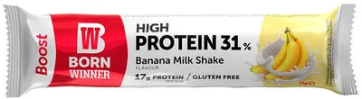 Boost Protein Bar, shake de banane, 55 g, Born Winner
