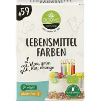 Colorant Alimentar cu 6 Culori fara Gluten Ecologic/Bio 48g