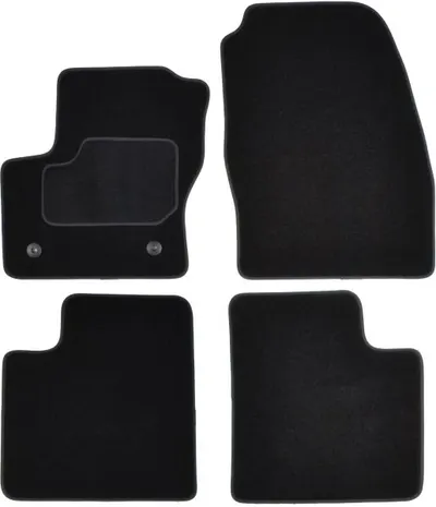 Covorase auto (set, velur, 4 bucati, culoare negru) FORD C-MAX II dupa 2010