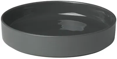 Farfurie adâncă Blomus - Pilar, 20 cm, 680 ml, gri-verde