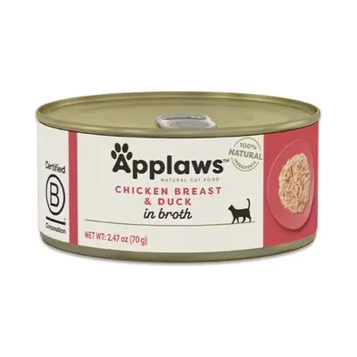 Applaws Chicken Breast with Duck, conserva, 70 g