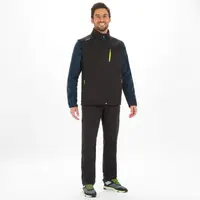 Vestă softshell anti-vânt 900 Negru Bărbați