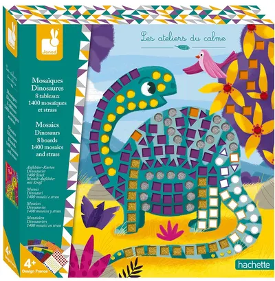 Mozaic pentru copii Janod - Dinozaurii