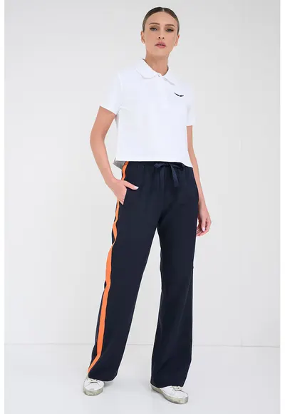 Tricou polo de bumbac - Alb optic