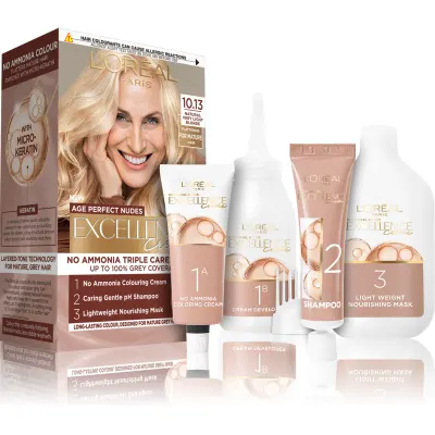 L’Oréal Paris Excellence Universal Nudes Culoare permanenta pentru par culoare 10.13 Natural Very Light Blonde 1 buc