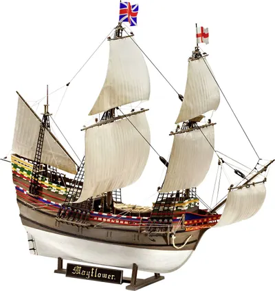 Model asamblabil Revell Antice: Nave - Velierul Mayflower (ediție jubiliară de 400 de ani)
