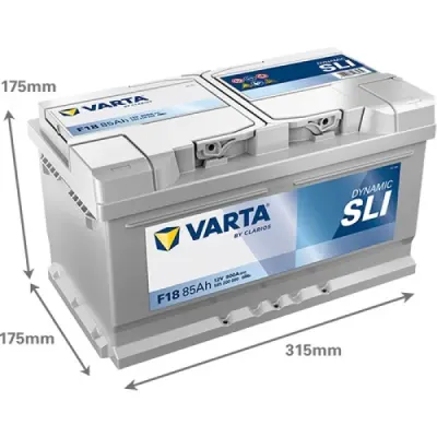 Baterie Auto Varta F18 Dynamic SLI 85Ah12V 585200080K262