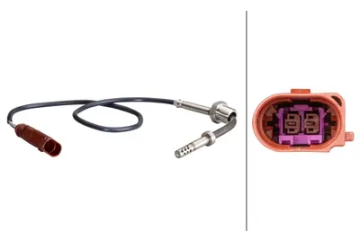 Senzor temperatura evacuare (inainte de DPF) potrivit AUDI A3; SEAT ALTEA, ALTEA XL, LEON, TOLEDO III; SKODA OCTAVIA II, SUPERB II; VW EOS, GOLF PLUS V, GOLF V, JETTA III 1.9D 2.0D 05.03