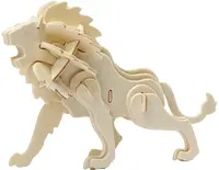 Puzzle 3D din lemn Creativ Company - Leu