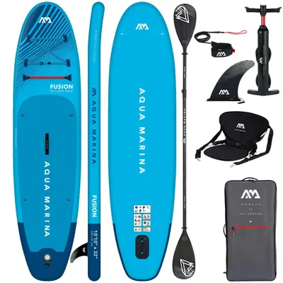 Aqua Marina Fusion 330 cm SUP placă de înot BLUE + COMBO