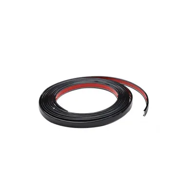 Rola ornament neagra cu adeziv 10mmx15m