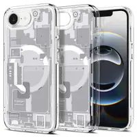 Husa MagSafe pentru Apple iPhone 17e / 16e, Spigen, Ultra Hybrid Zero One, Alba ACS09142