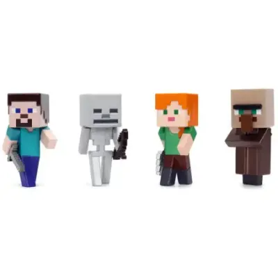 Figurina metalica - Minecraft Wave 4, mai multe modele si culori