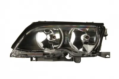 Far stanga H7, electric, cu motor, culoare interior negru potrivit BMW 3 E46 -03.05
