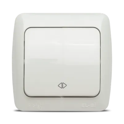 Eva Intrerupator Cap Cruce PT IP54 Alb