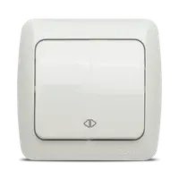 Eva Intrerupator Cap Cruce PT IP54 Alb